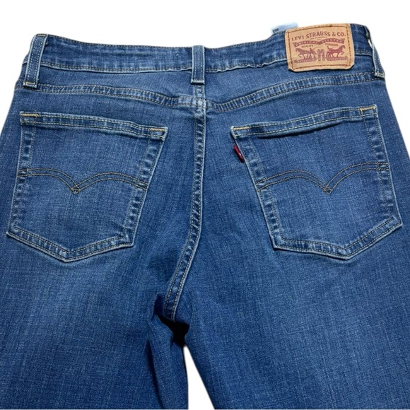 Levi’s 725 High Rise Bootcut Jeans Eternal Indigo Dark Size 10 - Picture 8 of 9